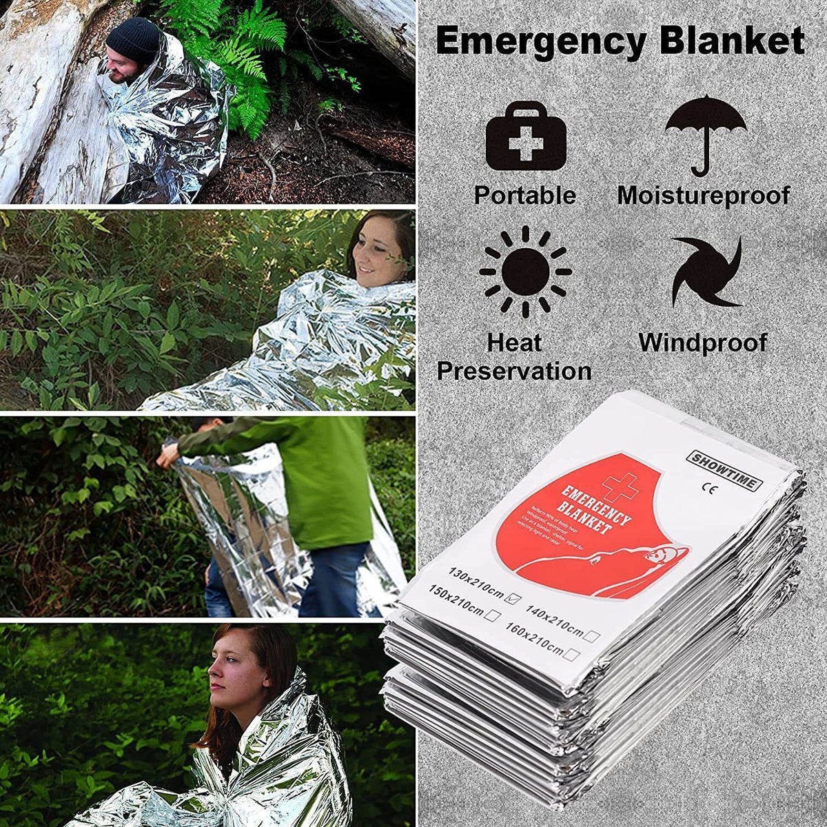 14-in-1 Outdoor Survival Gear Kit | Camping, Hiking & Fire Starting
