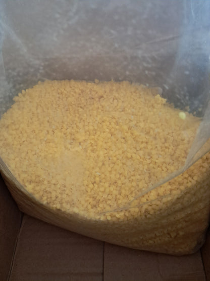 Premium Natural Yellow Beeswax Pellets | Pure Filtered Beeswax for Woodworking, Leather, Candles & DIY Projects