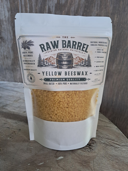 Premium Natural Yellow Beeswax Pellets | Pure Filtered Beeswax for Woodworking, Leather, Candles & DIY Projects