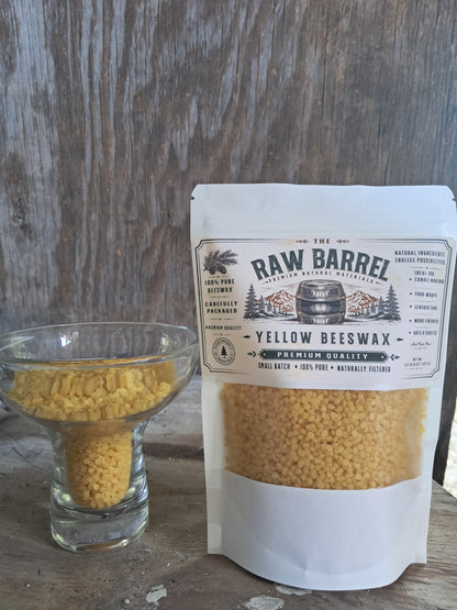 Premium Natural Yellow Beeswax Pellets | Pure Filtered Beeswax for Woodworking, Leather, Candles & DIY Projects
