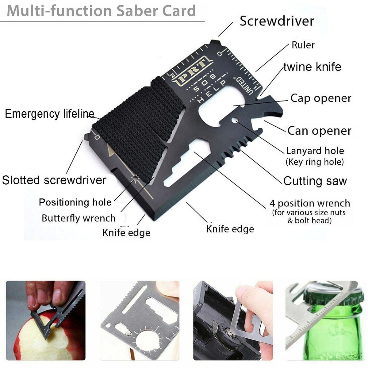 14-in-1 Outdoor Survival Gear Kit | Camping, Hiking & Fire Starting