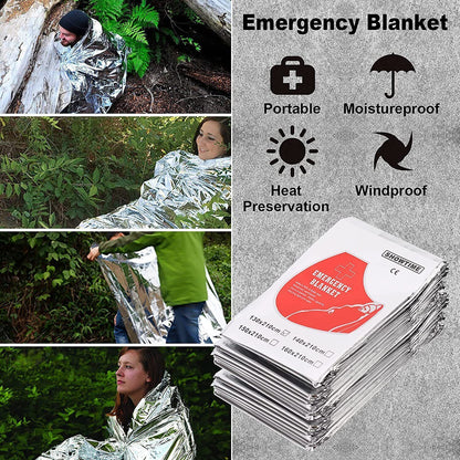 14-in-1 Outdoor Survival Gear Kit | Camping, Hiking & Fire Starting