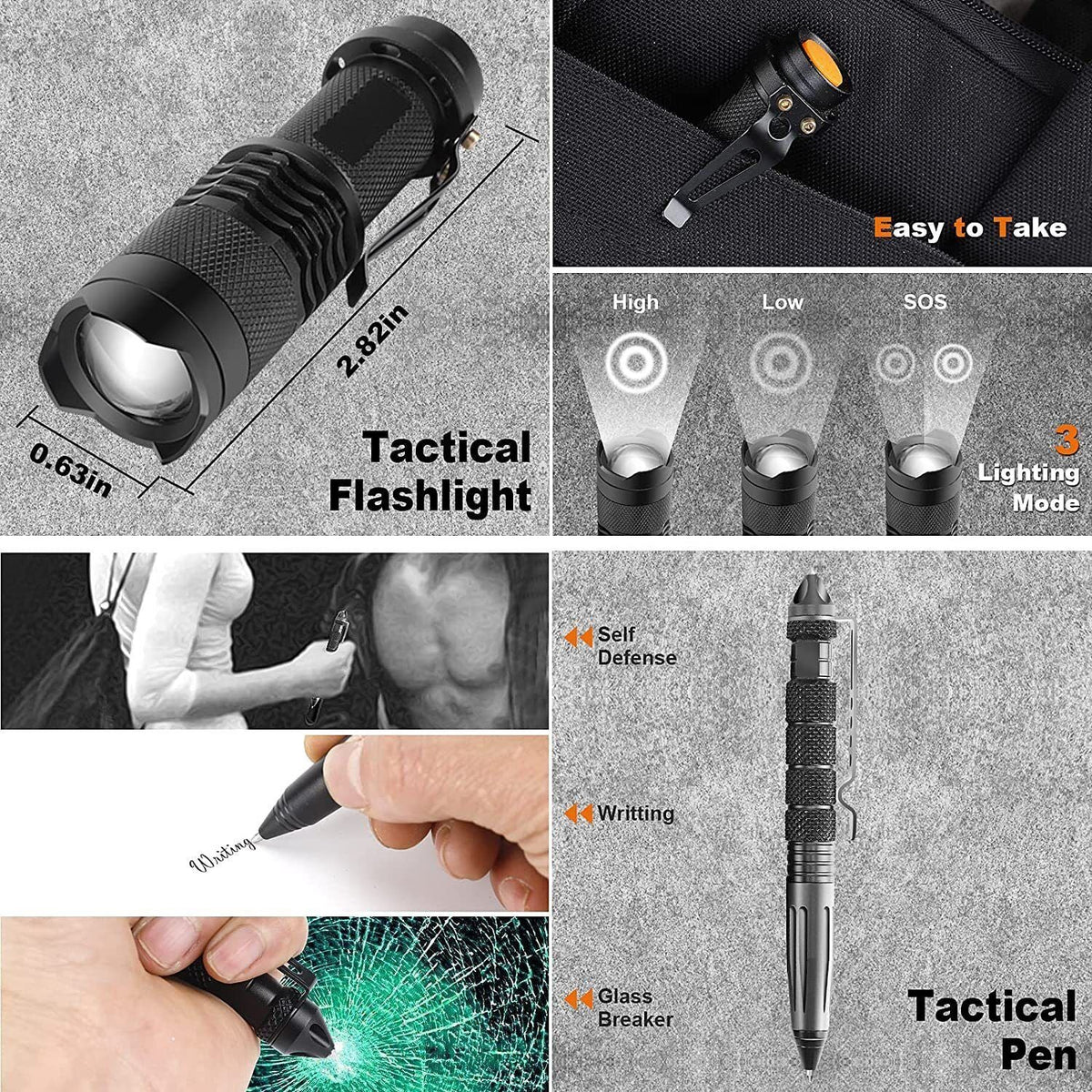 14-in-1 Outdoor Survival Gear Kit | Camping, Hiking & Fire Starting